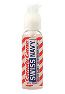 Swiss Navy: Candy Cane Water Based Flavored Lubricant - 4 oz.