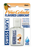 Swiss Navy: Water Based Flavored Lubricant - Pina Colada - 20 ml