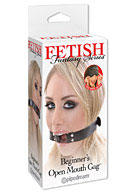 Fetish Fantasy Series Beginner's Open Mouth Gag - Black