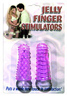 Jelly Finger Stimulators - Purple