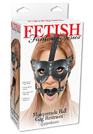 Fetish Fantasy Series Masquerade Mask and Ball Gag - Black