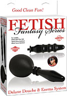 Fetish Fantasy Series Deluxe Douche/Enema System - Black