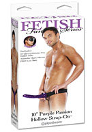 Fetish Fantasy Series 10??? Purple Passion Hollow Strap-On - Purple