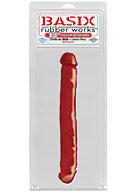 Basix Rubber Works - 12'' Double Dong - Red
