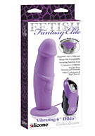 Fetish Fantasy Elite Vibrating 6'' Dildo - Purple