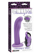 Fetish Fantasy Elite Vibrating 6'' Dildo - Purple