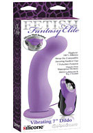 Fetish Fantasy Elite Vibrating 7'' Dildo - Purple