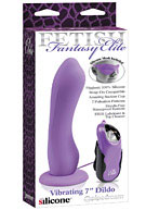 Fetish Fantasy Elite Vibrating 7'' Dildo - Purple