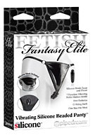 Fetish Fantasy Elite Vibrating Silicone Beaded Panties - Black