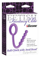 Fetish Fantasy Elite Ball Cinch with Anal Bead - Purple