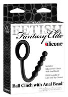 Fetish Fantasy Elite Ball Cinch with Anal Bead - Black