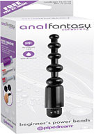 Anal Fantasy Collection Beginner's Power Beads - Black