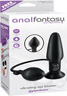 Anal Fantasy Collection Vibrating Ass Blaster - Black