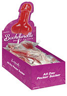 Bachelorette Party Favors All Day Pecker Sucker - Display