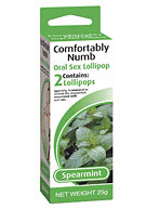 Comfortably Numb Oral Sex Lollipops - Spearmint