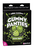 Edible Crotchless Gummy Panties - Apple