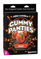 Edible Crotchless Gummy Panties - Peach