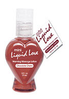 Mini Liquid Love Warming Massage Lotion 1.25 oz. (37ml) - Chocolate Cherry
