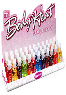 Body Heat Warming Massage Lotion Assorted 1.25 oz. (37ml) Bottles - Display